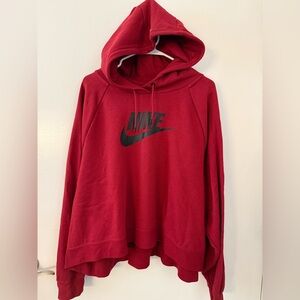 Nike Plus Size Red Hoodie 3X